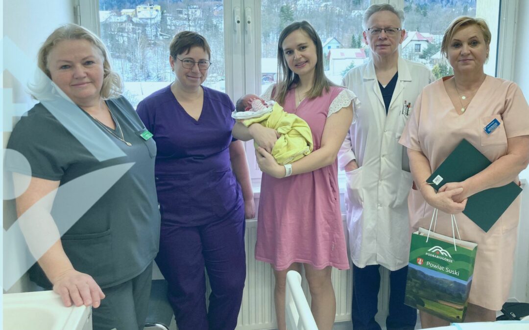 Pierwsze dziecko urodzone w Suchej Beskidzkiej w 2026 r.