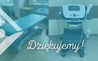 Dział Rehabilitacji z nowym sprzętem – dziękujemy firmie RYŁKO